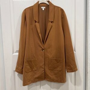 Garnet Hill Tan Women's Blazer